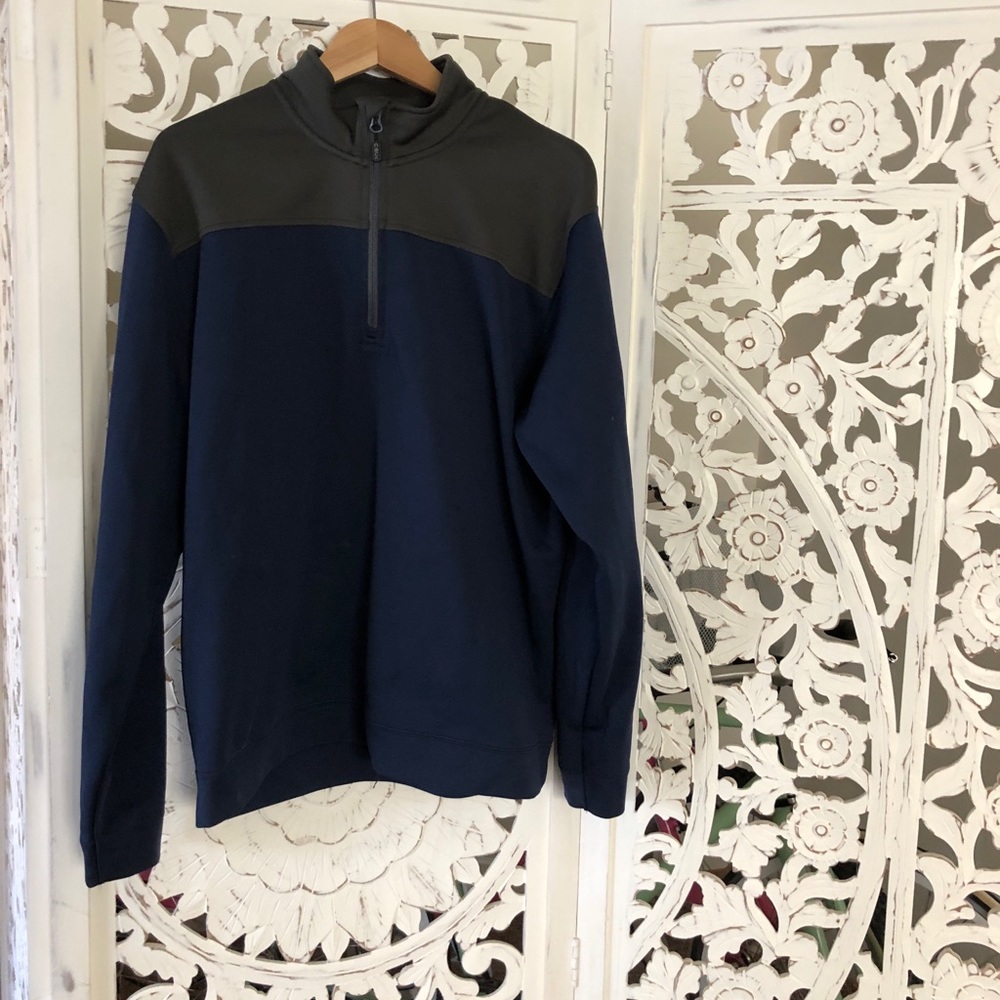 Men’s Blue & Grey Quarter Zip NFL Consumer Summit